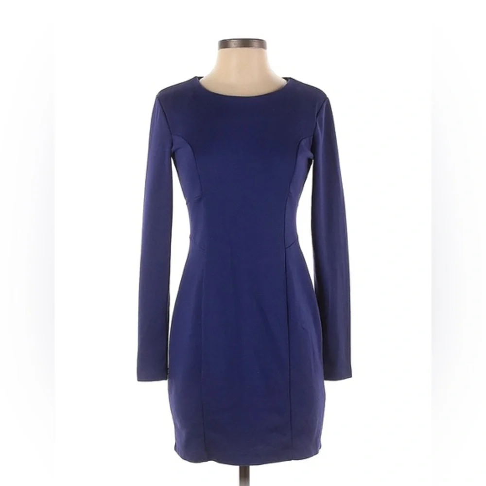 H&M Purple Long Sleeve Dress Size Small - Picture 1 of 6